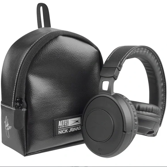 Altec Lansing NJHP-2-BLK Nick Jonas Collaboration Bluetooth Touch Headphones - Picture 1 of 10